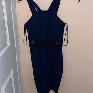 Navy blue cocktail dress